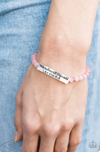 Load image into Gallery viewer, So She Did - Pink Bracelet
