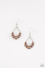 Load image into Gallery viewer, PAPARAZZI &quot;FANCY FIRST&quot; BROWN EARRINGS
